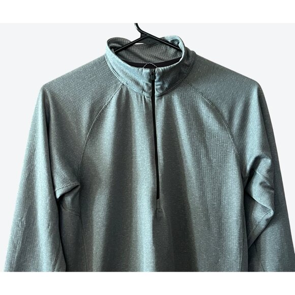 Patagonia Women's Small Midweight 1/4 Zip Capilene Baselayer Top Light Gray - Picture 2 of 7